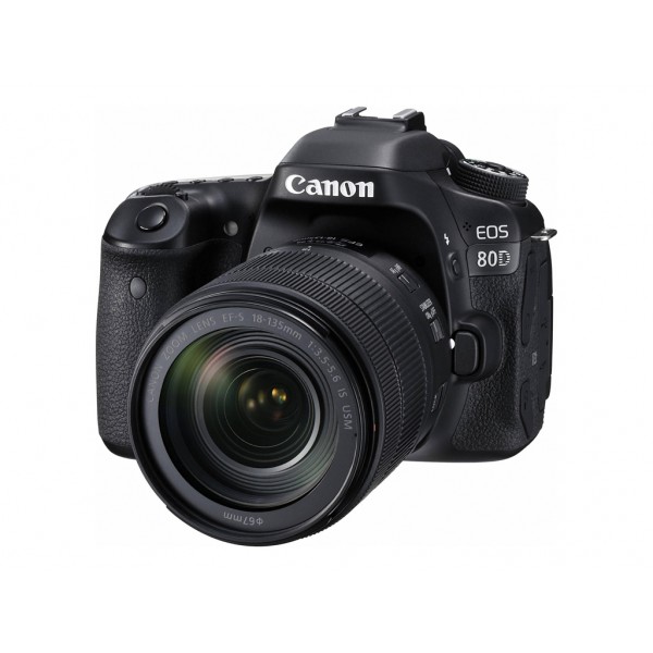 Зеркальный фотоаппарат Canon EOS 80D kit (18-135mm) IS STM