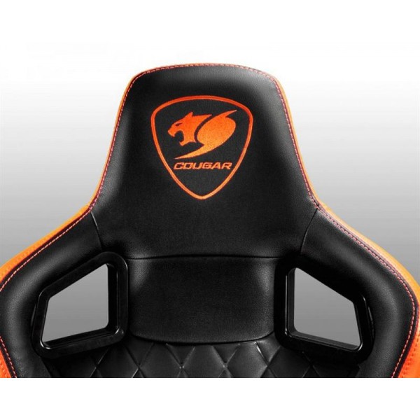 Кресло игровое Cougar Armor S Black-Orange