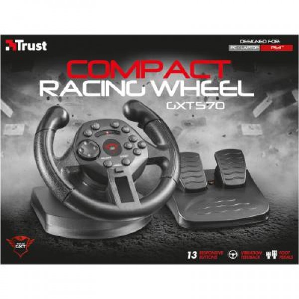 Руль Trust GXT 570 Compact Vibration Racing Wheel (21684)