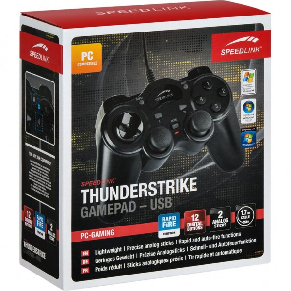 Геймпад Speedlink Thunderstrike Gamepad - USB (SL-6515-BK)