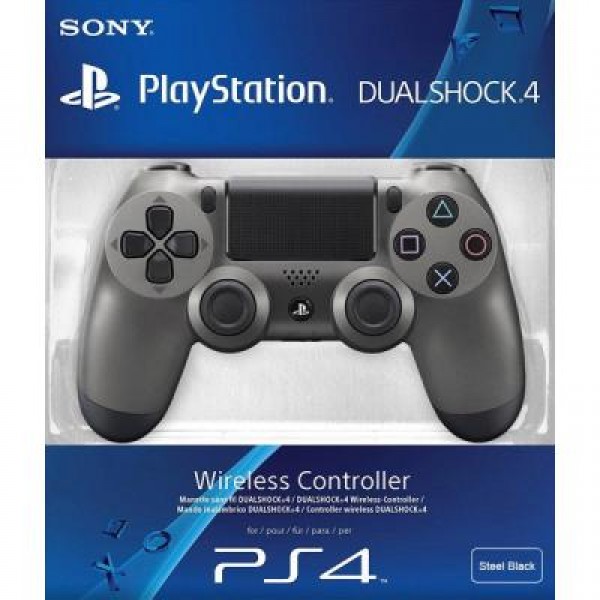 Геймпад SONY PS4 Dualshock 4 V2 Steel Black