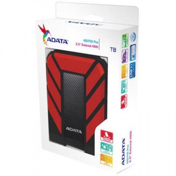 Внешний накопитель 2.5 2TB ADATA (AHD710P-2TU31-CRD)