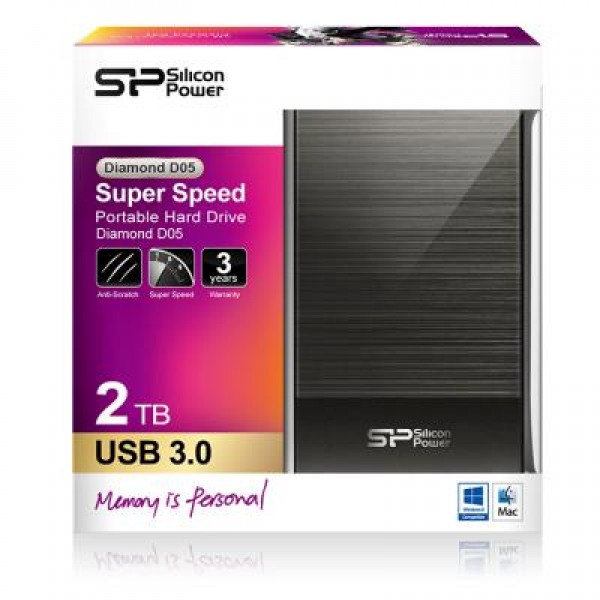 Внешний накопитель 2.5 2TB Silicon Power (SP020TBPHDD05S3T)