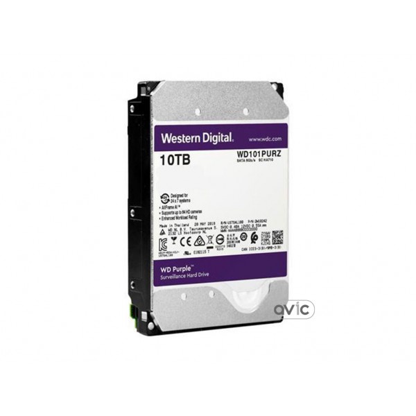 Жесткий диск WD Purple 10 TB (WD101PURZ)