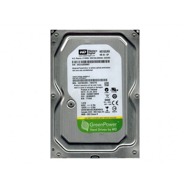 HDD Western Digital AV-GP WD10EURX