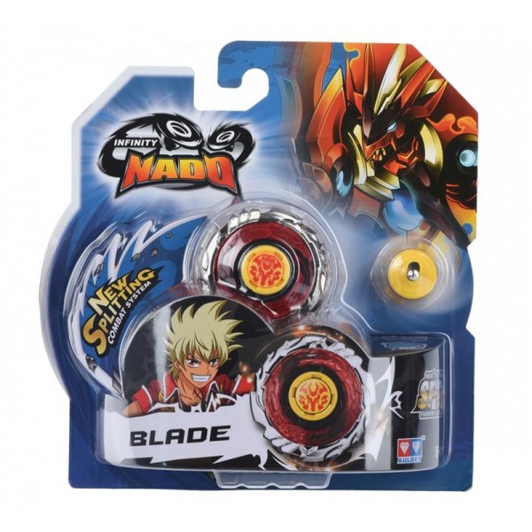 Волчок Auldey BeyBlade Infinity Nado Стандарт Fiery Blade с устройством запуска (YW624302)