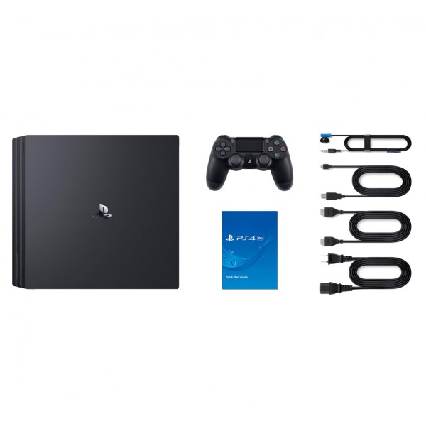 Игровая приставка Sony PlayStation 4 Pro PS4 Pro 1TB Black + DualShock 4 Version 2