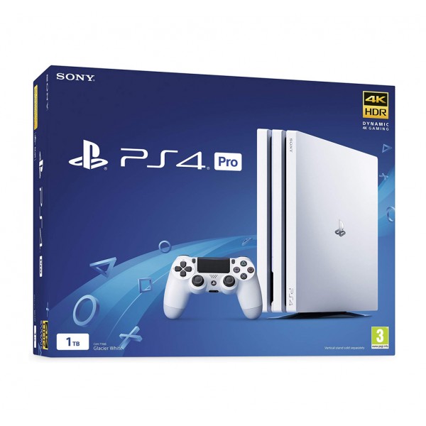 Игровая приставка Sony PlayStation 4 Pro (PS4 Pro) 1TB Limited Edition White