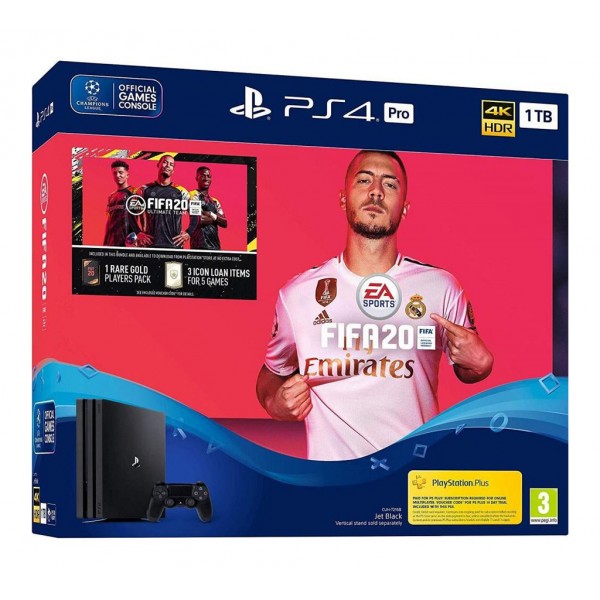 Игровая приставка Sony Playstation 4 Pro 1TB+FIFA 20