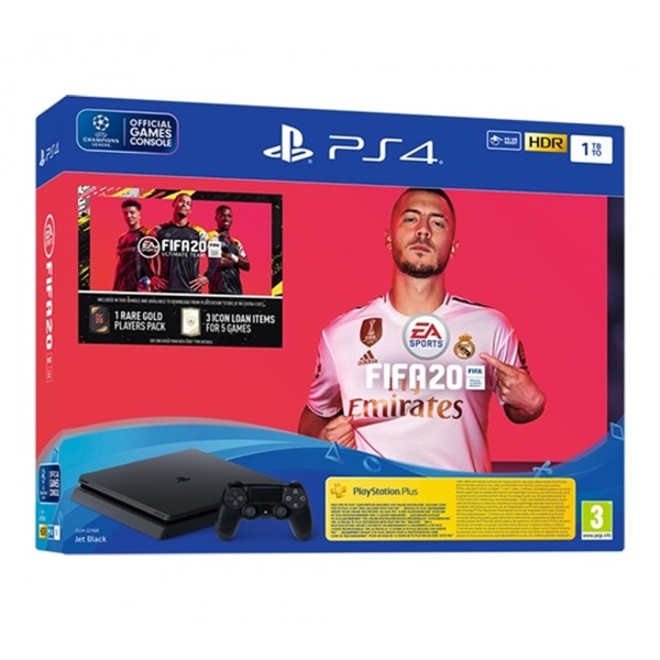 Игровая приставка Sony Playstation 4 Slim 1TB+FIFA 20+DualShock 4