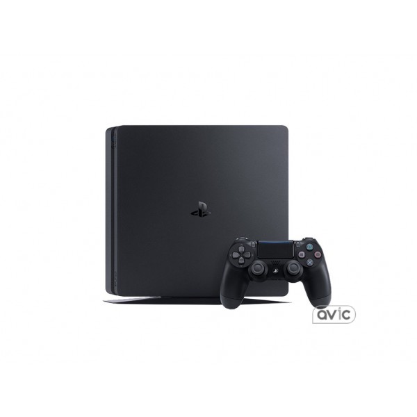 Игровая приставка Sony Plyastation 4 Slim 1TB Black+(Gran Turismo Sport, God of War, Horizon Zero Dawn)