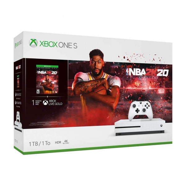 Игровая приставка Microsoft Xbox One S 1TB + NBA 20