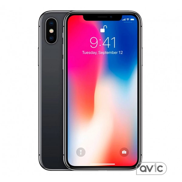 Смартфон Apple iPhone X 64GB (Space Gray) (MQAC2)