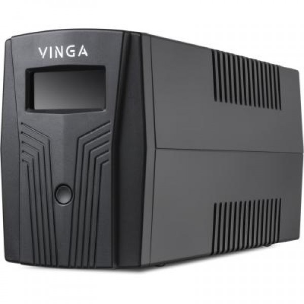 ИБП Vinga LCD 600VA plastic case (VPC-600P)