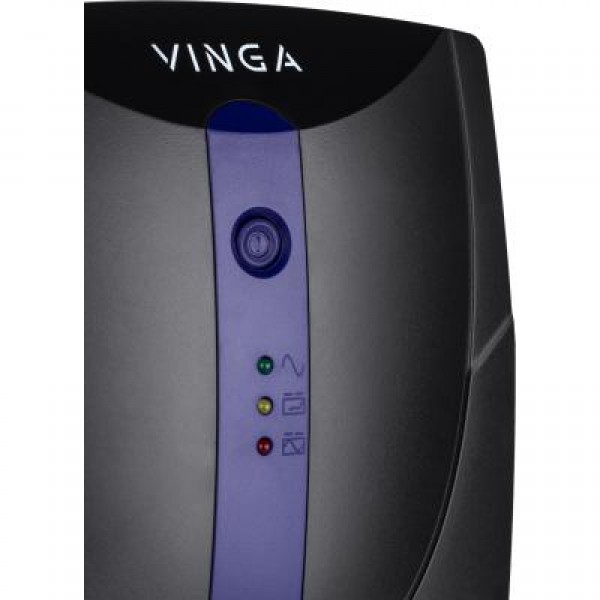 ИБП Vinga LED 1200VA plastic case (VPE-1200P)