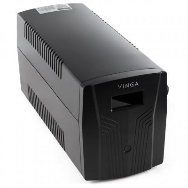 ИБП Vinga LCD 800VA plastic case with USB+RJ45 (VPC-800PU)