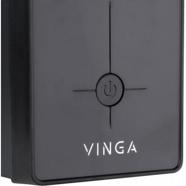 ИБП Vinga LCD 600VA metal case (VPC-600M)