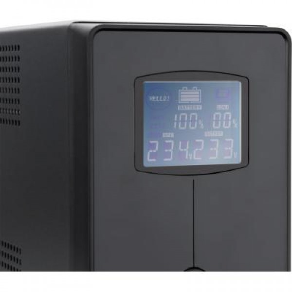 ИБП Vinga LCD 600VA metal case (VPC-600M)