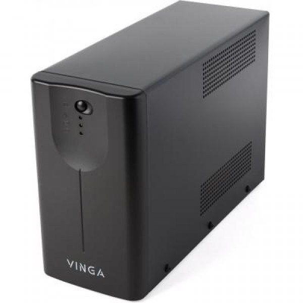 ИБП Vinga LED 600VA metal case with USB+RJ45 (VPE-600MU)