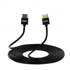 Кабель 2E Ultra Slim (2EW-1119-3m), HDMI - HDMI v.2.0, 3 м, черный