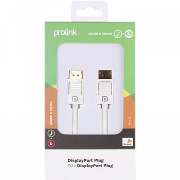 Кабель мультимедийный Display Port to Display Port 2.0m Prolink (MP379)