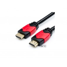 Кабель Atcom HDMI-HDMI 20м Red/Gold