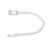 Кабель ColorWay USB-Lihgtning, 0.25м White (CW-CBUM-LM25W)