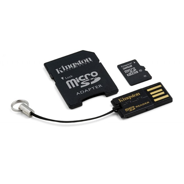 Карта памяти Kingston 32 GB microSDHC class 10 Mobility Kit MBLY10G2/32GB