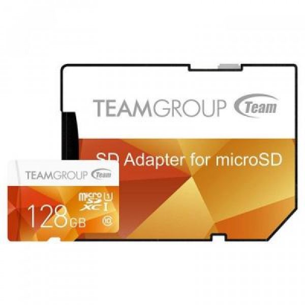 Карта памяти TEAM 128GB microSDXC class 10 UHS-I (TCUSDX128GUHS42)