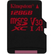 Карта памяти Kingston 128GB microSDXC class 10 UHS-I U3 (SDCR/128GBSP)