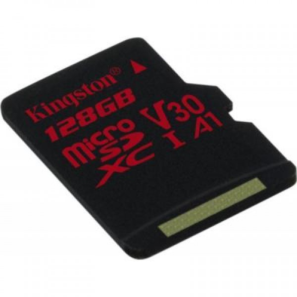 Карта памяти Kingston 128GB microSDXC class 10 UHS-I U3 (SDCR/128GBSP)