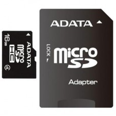 Карта памяти ADATA 16GB microSDHC Class 4 (AUSDH16GCL4-RA1)