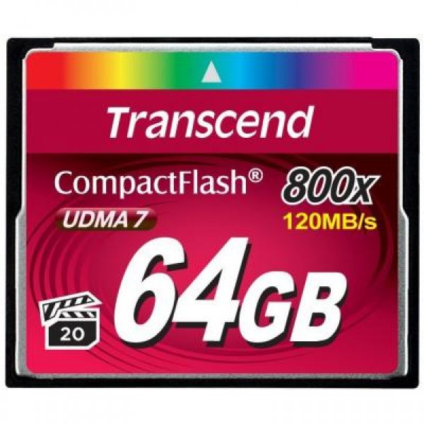 Карта памяти Transcend 64GB 800x (TS64GCF800)