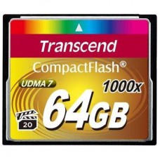 Карта памяти Transcend 64Gb Compact Flash 1000x (TS64GCF1000)