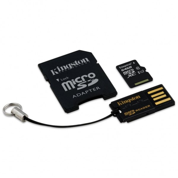 Карта памяти Kingston 64Gb microSDXC class 10 (MBLY10G2/64GB)