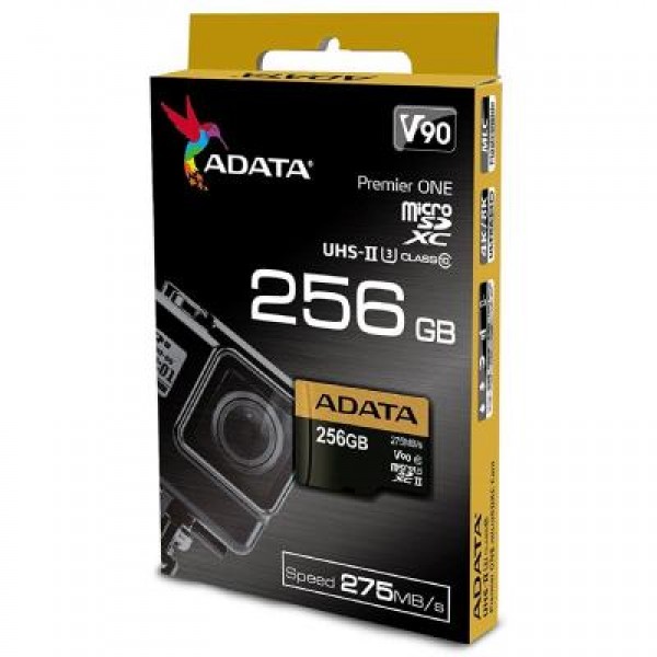 Карта памяти ADATA 256GB microSD class 10 UHS-II U3 (AUSDX256GUII3CL10-C)