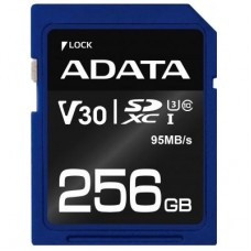 Карта памяти ADATA 256GB SDXC class 10 UHS-I U3 V30 (ASDX256GUI3V30S-R)