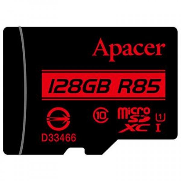 Карта памяти Apacer 128GB microSDXC Class10 UHS-I (AP128GMCSX10U5-R)