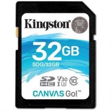 Карта памяти Kingston 32GB SDHC class 10 UHS-I U3 Canvas Go (SDG/32GB)