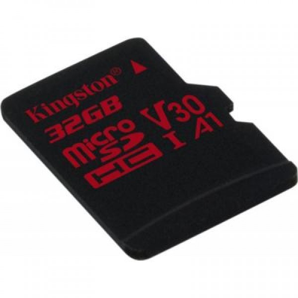 Карта памяти Kingston 32GB microSDHC class 10 UHS-I U3 (SDCR/32GBSP)