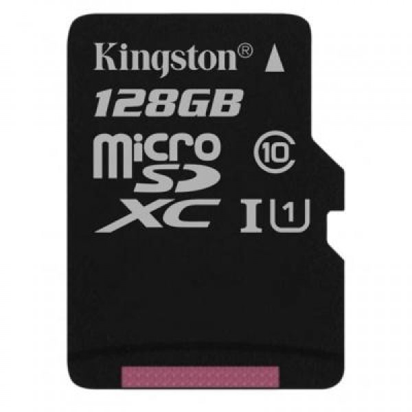 Карта памяти Kingston 128GB microSD class 10 UHS-I Canvas Select (SDCS/128GB)