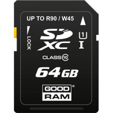 Карта памяти GOODRAM 64 GB SDXC class 10 UHS-I S1A0-0640R11