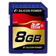 Карта памяти Silicon Power 8Gb SDHC class 10 (SP008GBSDH010V10)