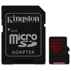 Карта памяти Kingston 128GB microSDXC class10 UHS-I U3 (SDCA3/128GB)