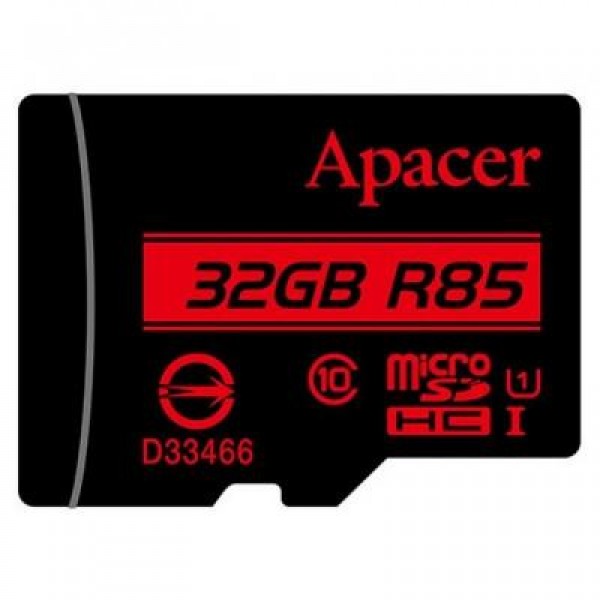 Карта памяти Apacer 32GB microSDHC class 10 UHS-I U1 (AP32GMCSH10U5-R)