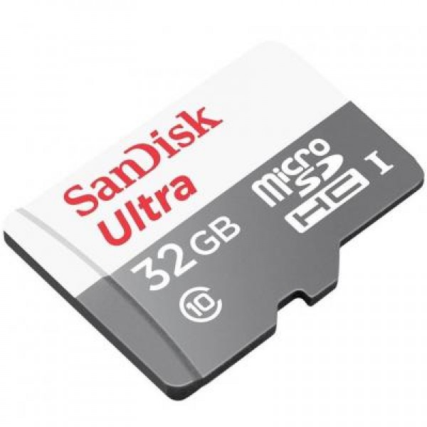 Карта памяти SanDisk 32GB microSD Class 10 UHS-I Ultra (SDSQUNS-032G-GN3MN)