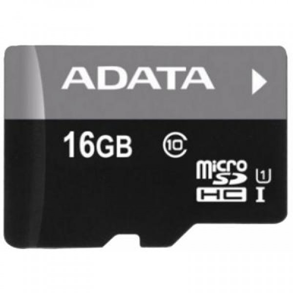 Карта памяти ADATA 16GB microSD class 10 UHS-I (AUSDH16GUICL10-RM3BKBL)