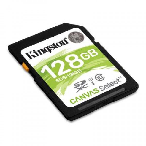 Карта памяти Kingston 128GB SDXC class 10 UHS-I (SDS/128GB)