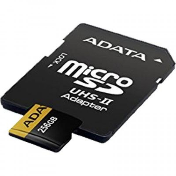 Карта памяти ADATA 256GB microSD class 10 UHS-II U3 (AUSDX256GUII3CL10-CA1)