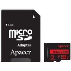 Карта памяти Apacer 16GB microSDHC Class10 UHS-I (AP16GMCSH10U5-R)